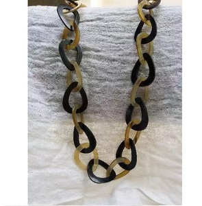 Collier de chaîne de corne de buffle, beauté de la nature avec notre superbe collier de chaîne de corne de buffle - Product Image 1