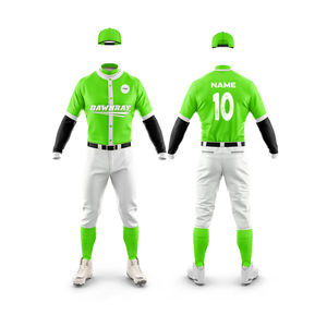 ชุดยูนิฟอร์มเบสบอลแบบสั่งทำพิเศษระดับพรีเมียม |   ชุดเบสบอลทีมพร้อมโลโก้และหมายเลขที่กำหนดเอง |   ชุดเบสบอลโพลีเอสเตอร์ระบายอากาศได้ดี - Product Image 6