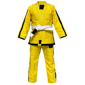 ชุดยูโด BJJ ผ้าฝ้าย 100% น้ำหนักเบา ระบายอากาศได้ดี แห้งเร็ว สีสันปรับแต่งได้ ตัวเลือกด้านหน้า สำหรับศิลปะการต่อสู้ สายรัดเอวแบบปรับได้ - Product Image 1