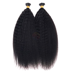 Extensiones de cabello humano con punta I recta rizada vietnamita, rizo italiano profundo suelto, Color Natural, donante único, precio al por mayor - Product Image 3