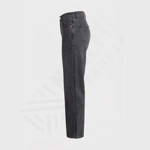 Pantalons en jean pour hommes à impression personnalisée, coton de haute qualité, lavage clair, jeans amples, grande taille pour hommes, fournisseur en gros, OEM - Product Image 3
