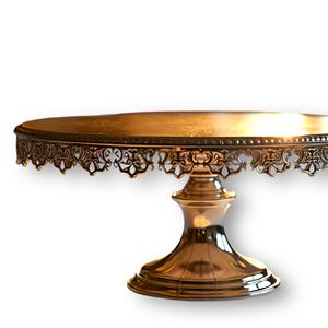 Présentoir à gâteaux en or Présentoir à desserts d'anniversaire Présentoir alimentaire Outils de gâteaux de mariage - Product Image 2