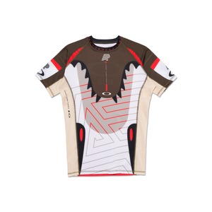 Customized A&P Custom Short Sleeve <b>RASHGUARD</b> High Quality Training Fighting <b>Bjj</b> Rash Guard Factory Wholesale Price Rash Guard - Product Image 1