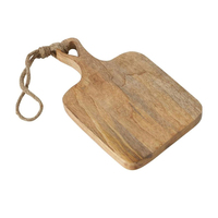 ROYAL HOME COLLECTION Modern Luxe Mango Houten Snijplank met Hartvormig Handvat 1,5 cm Dik Vaatwasserbestendig - Huwelijksjubileum Cadeau