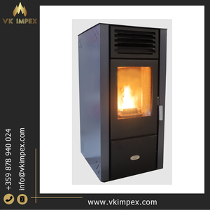 Cheminée portative élégante de qualité supérieure chauffant 0.5/1.77 kg/h consommation de carburant poêle à granulés européen Bulgarie - Product Image 6