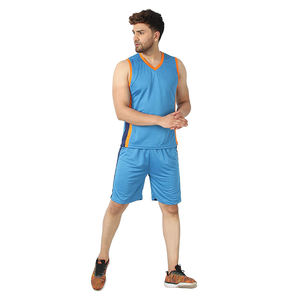Uniformes deportivos para hombre, ropa de baloncesto sin mangas de poliéster, cómodos, elásticos, novedad - Product Image 3