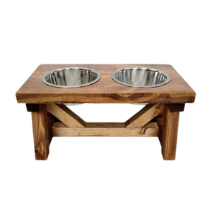 ชามให้อาหารสัตว์เลี้ยงทำจากไม้ธรรมชาติชามให้อาหารสัตว์เลี้ยงใช้งานง่ายทำจากโรงงานเวียดนาม - Product Image 2