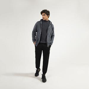 Sudaderas con cremallera para hombre, sudadera en blanco de ajuste Regular para hombre, suéteres de diseño personalizado de alta calidad 2024, Sudadera con capucha de algodón - Product Image 3