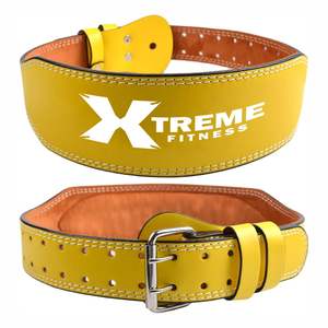 Favorable Price Heavy Duty Breathable Cowhide Leather Weightlifting <b>Belt</b> for Powerlifting <b>Weight</b> Training 6inch Waist Back - Product Image 5