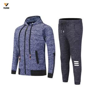 Nouveau modèle Survêtement de gym pour hommes Offre Spéciale Vêtements de sport personnalisés pour hommes Tenue de sport décontractée Tenue d'hiver à fermeture éclair - Product Image 5
