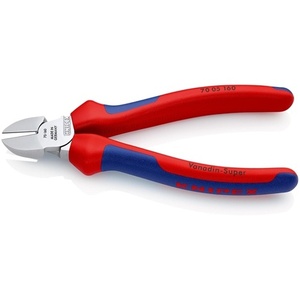For 160mm Metric Side Cutters with Chrome-Plated Head and Soft Grip Plastic Handles Industrial Grade Cutting <b>Pliers</b> - Product Image 4