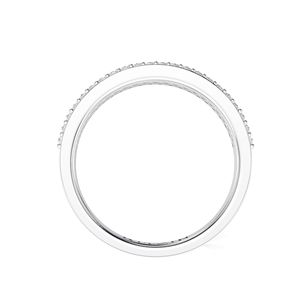 แหวนหมั้นเพชรทรงลูกแพร์ 2.00 กะรัต เพาะเลี้ยงในห้องปฏิบัติการ ตัวเรือนเงินแท้ สำหรับผู้หญิง สไตล์น่ารัก รุ่น RITZIN RIH602 - Product Image 4