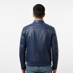 Chaqueta de Piel de Oveja Genuina Personalizada para Hombre, Proveedor de Fábrica OEM, Chaqueta de Motociclista Hecha a Medida al por Mayor, Ropa Exterior de Moda, Estilo Casual de Invierno - Product Image 2