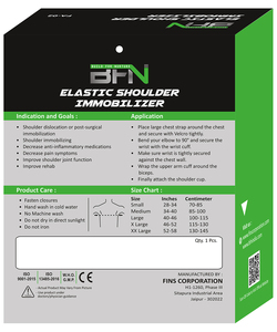 Orthèse d'immobilisation d'épaule élastique post-opératoire fournitures de thérapie de rééducation dispositif de soutien d'épaule pour l'immobilisation - Product Image 3