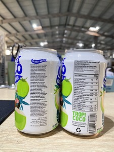100% Agua de coco pura Sin azúcar agregada Sabor natural Botella de 330ml Sabor a mango Fabricante de Vietnam Servicio OEM - Product Image 5