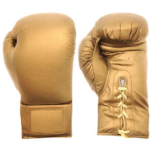Guantes de boxeo al por mayor con logotipo personalizado, guantes de boxeo de cuero con dedos completos, MOQ bajo, guantes de boxeo con logotipo personalizado - Product Image 3