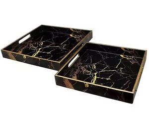 ถาดเสิร์ฟไม้จากอินเดียสำหรับใช้ในบ้านโรงแรมและร้านอาหารดีไซน์ใหม่ใช้ในห้องครัว - Product Image 3