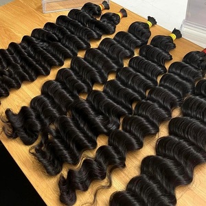 Precio de fábrica, buena calidad, cutícula completa alineada, suave, sedoso, onda recta, extensiones de cabello humano Remy DE LA India - Product Image 1