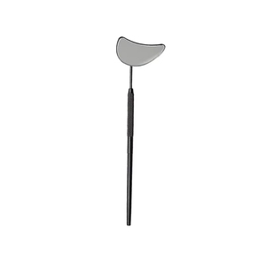 Espejo de Pestañas Profesional de Mano con Luz 3X, de Acero Inoxidable, para Salones de Belleza, Espejo de Extensión de Pestañas de Ángulo Amplio, Agarre Cómodo - Product Image 1