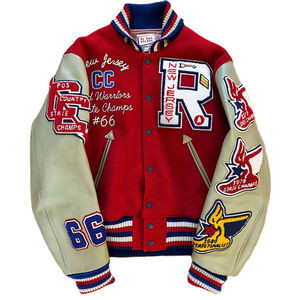 New American Retro Y2K Street Baseball Uniform Male Jacket Stand Customizable High Quality <b>Hip</b>-Hop Flocking Embroidery Casual - Product Image 6