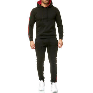 Survêtement deux pièces pour homme sur mesure, fabrication de survêtement en coton bon marché, jogging pour homme, vêtements de sport, survêtements - Product Image 2