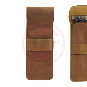 ใบมีดโกนสำหรับเดินทางร้านตัดผมมีดโกนหนังขอบคู่ปลอดภัย - Product Image 3