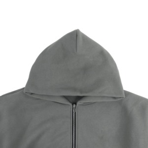 Sudadera con capucha y cremallera extragrande para hombre |   Forro Polar Premium 100% Algodón |   Bordado |   Pedidos Personalizados al por Mayor |   Ecológico y Transpirable - Product Image 5