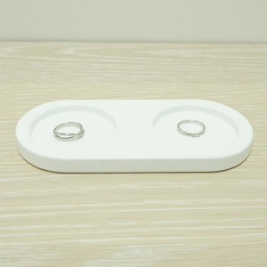 [Holar] Bandeja de molinillo de sal y pimienta blanca de madera de haya redonda duradera hecha en Taiwán para muchos molinos agitadores - Product Image 4