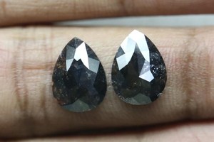 5.12 CT, 12.43X9.06 MM | Diamant de couleur fantaisie naturelle | Paire de diamants taille poire | Diamant naturel en vrac pour boucles d'oreilles - Product Image 6