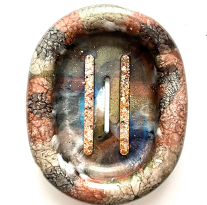 Plateau de porte-savon en résine de qualité supérieure/artisanat de conception de vidange de plat porte-savon en résine de conception attrayante - Product Image 3