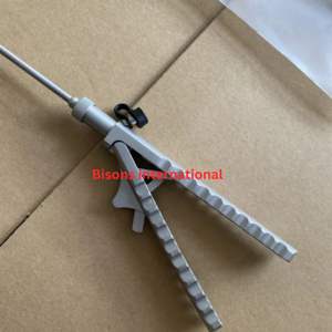 ที่จับเข็มผ่าตัดแบบแมนนวลสแตนเลสสำหรับการผ่าตัดช่องท้อง ยี่ห้อ BISONS รุ่น V4 น้ำหนักเบา คุณภาพสูง ได้รับการรับรองมาตรฐาน CE - Product Image 4