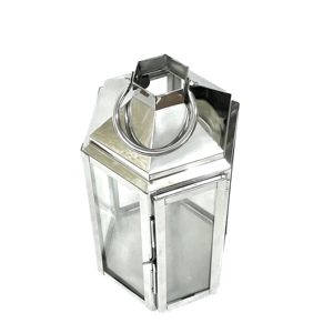 Wholesale Modern Style Stainless Steel Metal Candle Holder <b>Lantern</b> for Home & Outdoor Decorations - Product Image 4