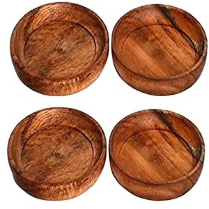 Premium Stainless Steel Eco-Friendly Octagon Shape Classic Style Coaster Set Decorative Drink <b>Mats</b> for Office Desk Party <b>Bar</b> - Product Image 5