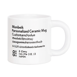 Tazza in Ceramica Personalizzabile Monbeik, Gadget Promozionale per Bevande - Product Image 2