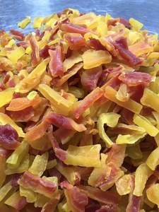 Papaye séchée douce avec saveur naturelle Fabricant en gros au Vietnam Couleurs naturelles de papaye rouge jaune Meilleur choix Snack - Product Image 4
