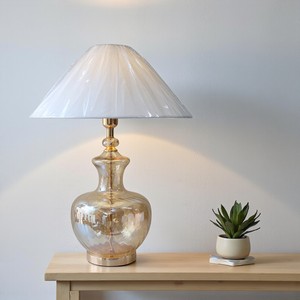 Pháp vàng đậm kính đèn bàn với nấm Champagne thiết kế đơn giản chiếu sáng phù hợp - Product Image 2