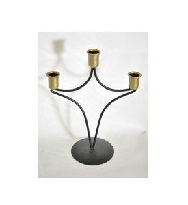 High Quality Antique Metal Brass Candle Stand Manufacturer Wholesaler Available in Custom Color With Low MOQ - Product Image 1
