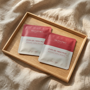 SKINSTRO ชุดมาส์กไฮโดรเจลที่ผ่านการทดสอบทางผิวหนังจากเกาหลี 4 ชิ้น กลิ่นดอกไม้อ่อนโยนเพื่อการบำรุงผิวให้ชุ่มชื้น ปลอบประโลม และฟื้นฟูผิว - Product Image 1