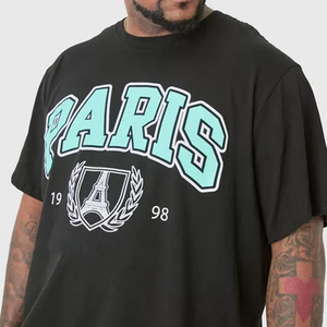 Logo personnalisé été hommes survêtement vers le bas épaule t-shirt manches chemise shorts ensembles pour hommes décontracté Streetwear 2 pièces costume - Product Image 6