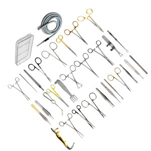 Ensemble d'instruments de chirurgie plastique à source d'alimentation manuelle Outils de chirurgie plastique à base chirurgicale en acier inoxydable - Product Image 5