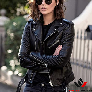 Wholesale Leather Jacket for Women Fashion Leather Motorcycle Jacket Plus Size Faux Leather <b>Tops</b> Lightweight Short Jacket <b>Coat</b> - Product Image 6