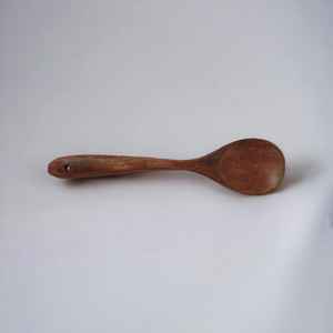 Juego de servidor moderno de madera de mango marrón oscuro Natural pulido grabado a mano 8 vajilla ecológica para el hogar - Product Image 4