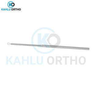 KAHLU ORTHOPEDIC Lot de 10 instruments de curette d'oreille à angle droit de haute qualité Instruments ORL en acier inoxydable tranchants et émoussés - Product Image 4