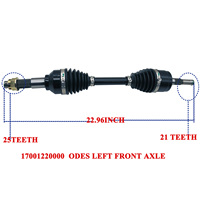 Pièces OEM pour Quad/UTV 4x4 ODES Liangzi Stels 650 800 1000 : Arbre d'entraînement avant gauche 17001220000