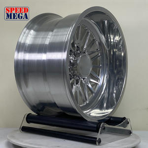 Jantes en alliage forgé personnalisées Monoblock Bright Silver 20x12J 22/24/26/28 pouces 8x180 Deep Dish pour GMC Sierra 1500 2500 3500 - Product Image 2