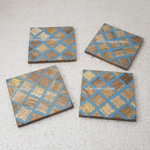 Tapetes de corcho para tazas de té de alta calidad, venta al por mayor, forma cuadrada personalizada, posavasos con logotipo personalizado, posavasos, Mantel Individual, posavasos de pizarra, mantel - Product Image 4