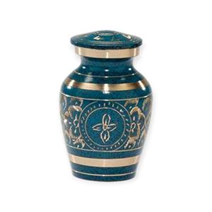 Urne commémorative élégante pour animaux de compagnie, noire et dorée, avec empreinte de patte, pour le stockage des cendres - Product Image 2