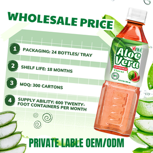 Aloe Vera Sandía 500ml Botella Vietnam Bebidas Saludable-OEM ODM Personalización Bajo MOQ Muestra gratis Certificación completa - Product Image 6