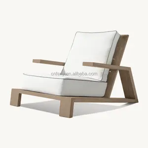 Hot Sale Teak Wood Furniture All Weather Teak Furniture Patio Garden Beach Teak Lounger Chair Outdoor Adirondack Chair