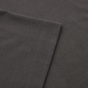 Camiseta de algodón 100% vintage de diseño personalizado 250GSM cuello redondo lavado con ácido ropa informal de gran tamaño con patrón sólido - Product Image 6